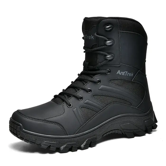 Bottes de chasse imperméables et respirantes en unité centrale antidérapantes pour hommes hautes bottes tactiques camping et randonnée