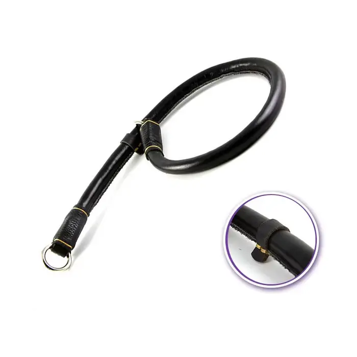 Collier pour chien en cuir véritable