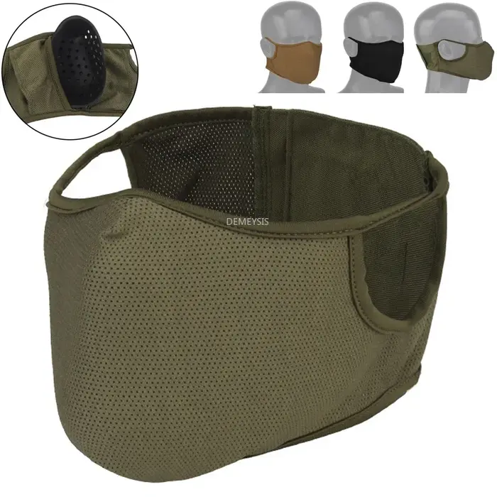 Tactical Half Face Balaclava Mask Breathable Outdoor Cycling Hunting Riding Band