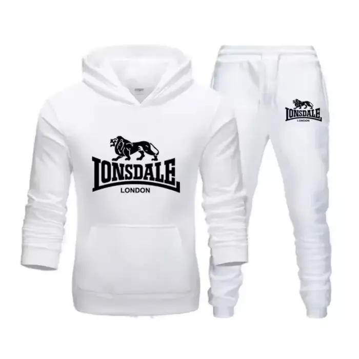 Animal léopard 2025 printemps automne haute qualité décontracté hommes ensemble de vêtements de spor