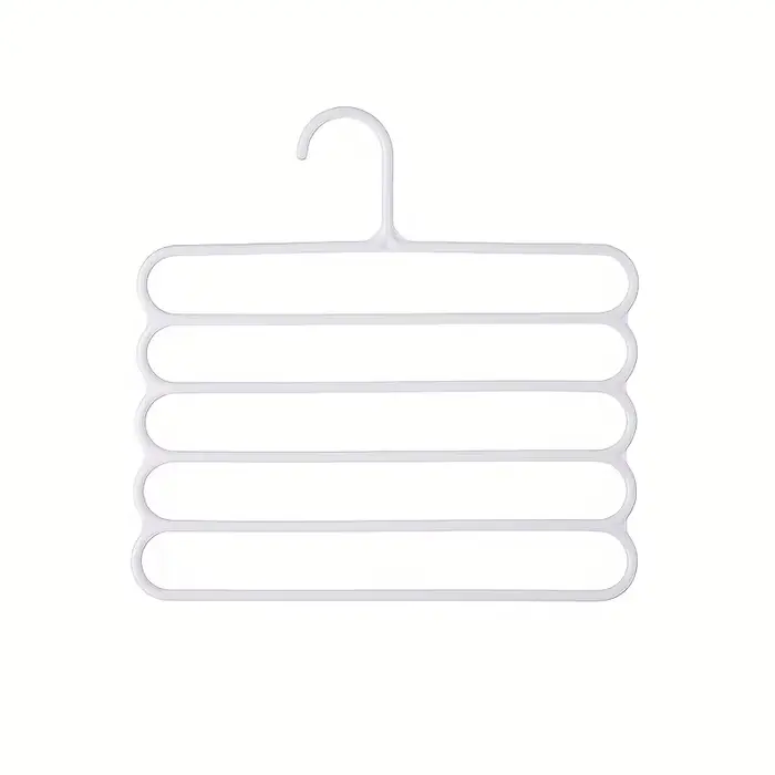 Organisateur de pantalons de placard à 5 couches, cintre multifonctionnel peu encombrant pour vêteme