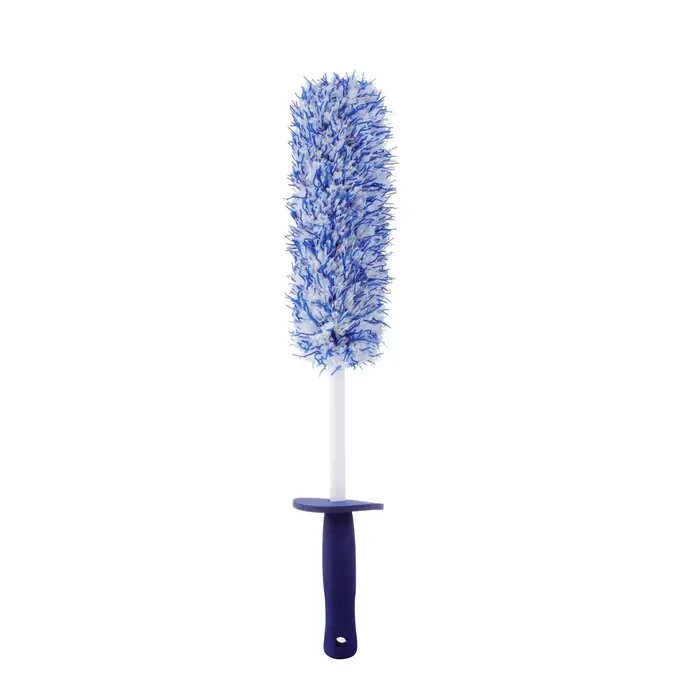 Brosse de roue en microfibre pour une nettoyage particulièrement douceur jusqu'à la roue du lit prof