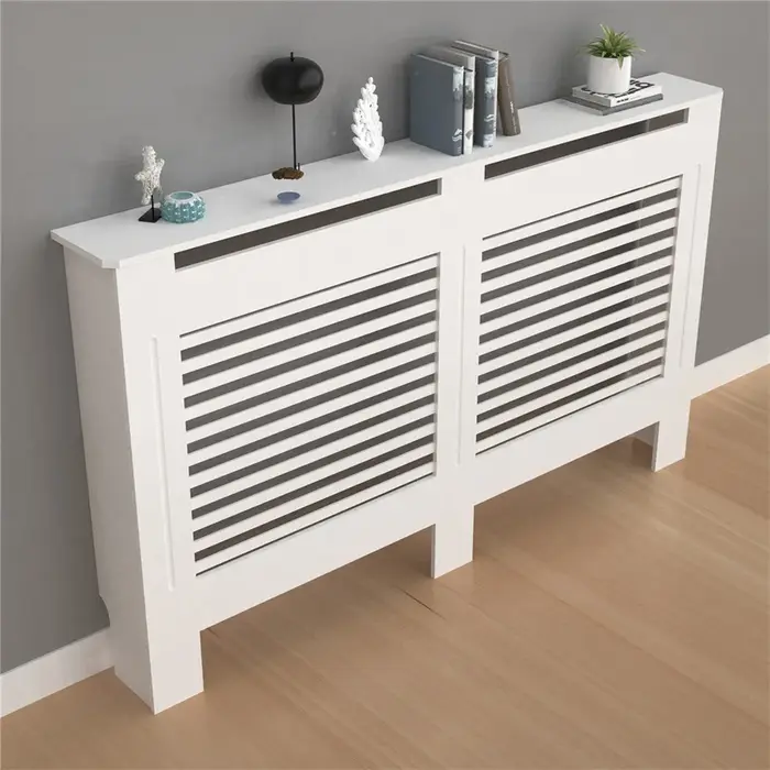 Couvercle de radiateur Super haut de 100CM, étagère à gril solide, armoire en MDF, Style moderne Ver