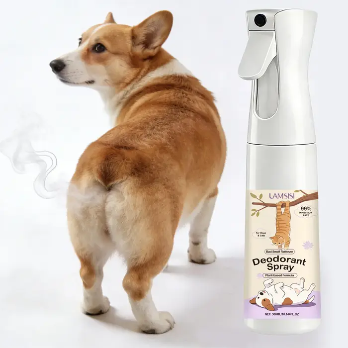 Spray désodorisant pour chiens et chats, formule à base de plantes, élimine les odeurs d'urine, fraî