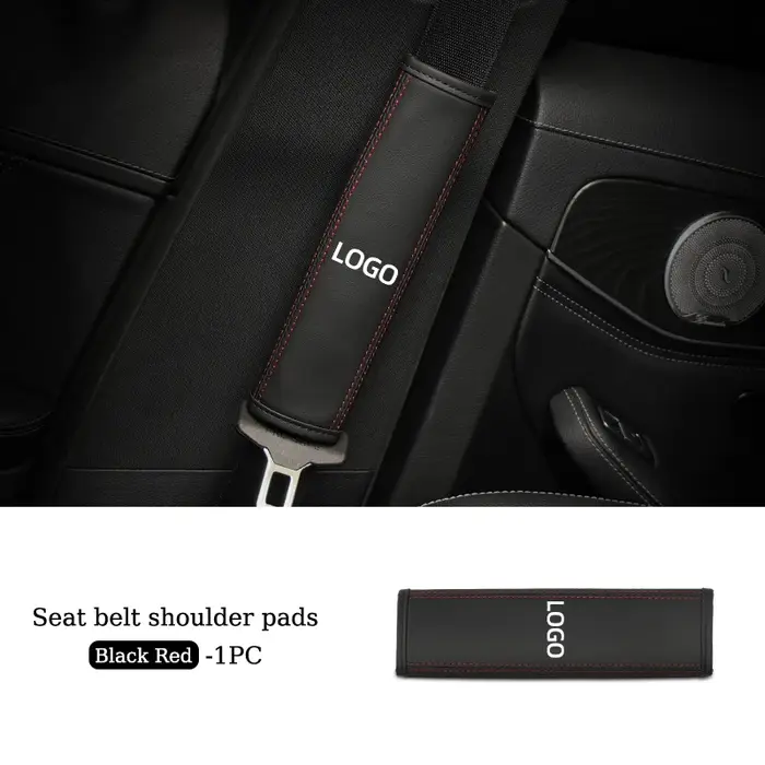 Juste de ceinture de sécurité de voiture en cuir, gaine de coussin initiée, Porsche Panamera, Spyder