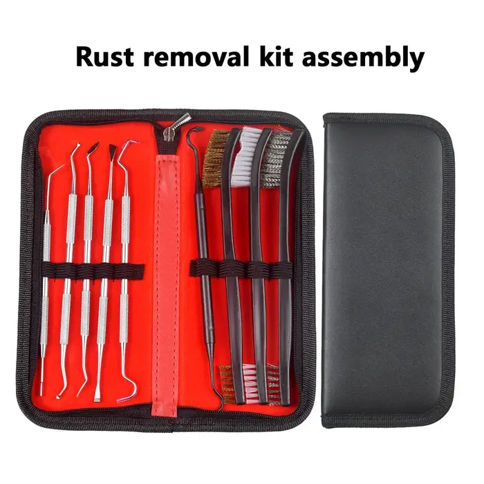 Offre Spéciale – Kit de Nettoyage Universel pour Armes à Feu (9 pièces) – Ensemble de Brosses et Outils
