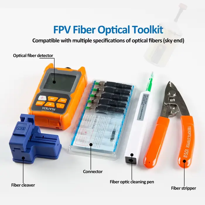 Module de données d'image à Fiber optique pour Drone FPV, 1km/2km/3km/5km/10km, extension de relais 