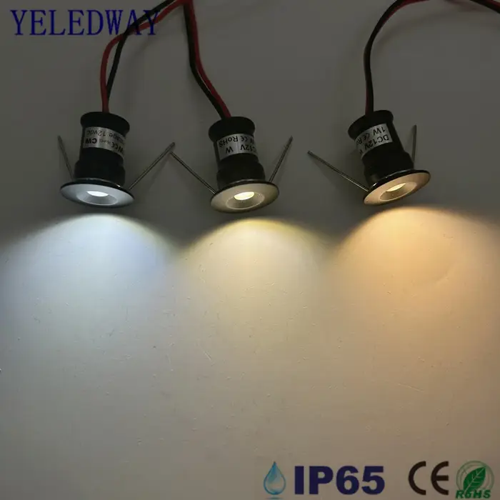 1W Mini Downlight Led 12V petit projecteur à intensité variable escaliers armoires de cuisine Spot a