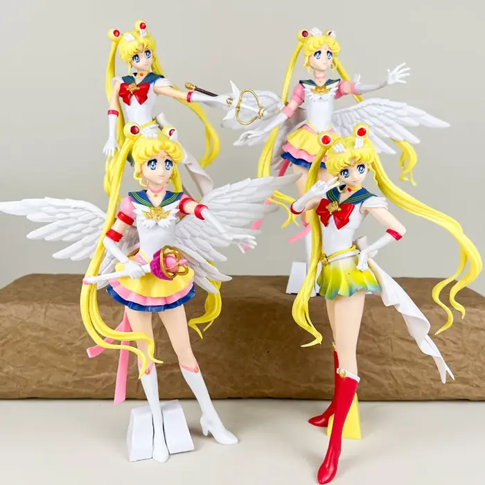 Figurine de marin lune, dessin animé Jupiter Makoto Venus Minako Tsukino, poupée lapin, jouet petite