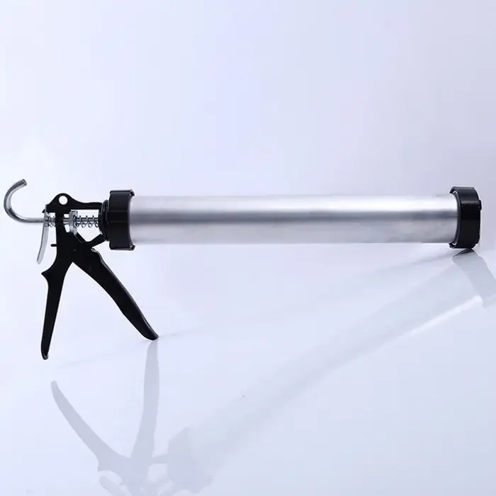 Pistolet à colle professionnel en verre à intervalles en aluminium, cartouche de détermination, stru