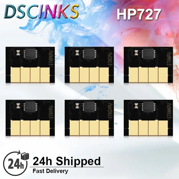 Puce de cartouche HP727, nouvelle mise à niveau, puce HP 727 pour imprimante HP DesignJet T920 T930 