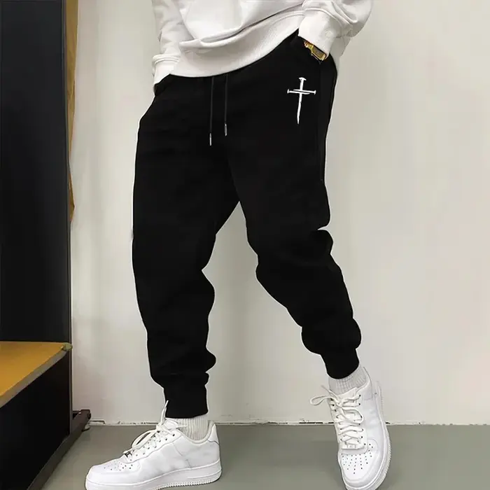 2025 nouveauté pantalons de survêtement pour hommes de haute qualité automne hiver quotidien sport d