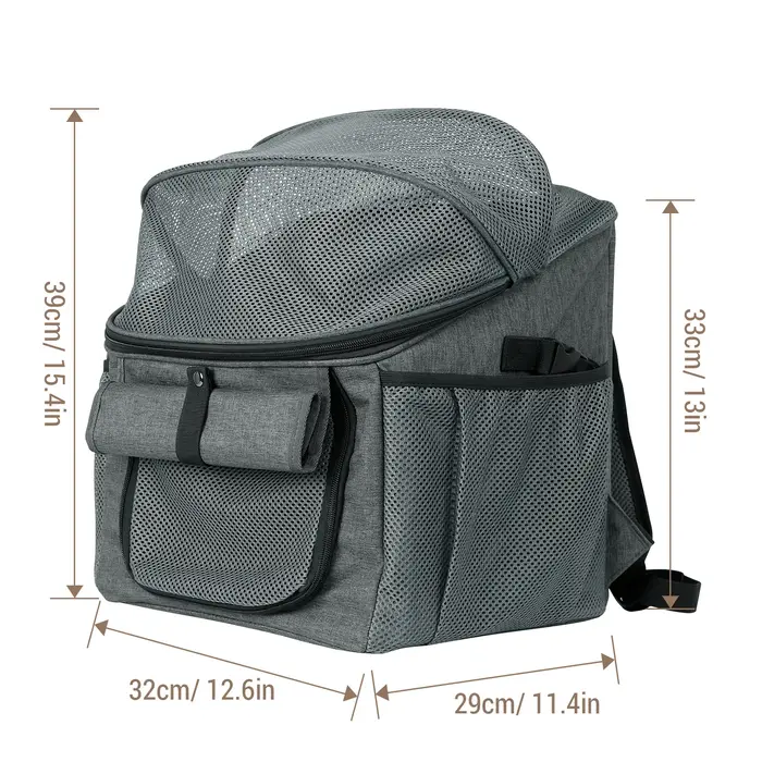 Sac à dos extensible pour animaux de compagnie, panier de vélo pour chien, Oxford, gril, Electrolux,