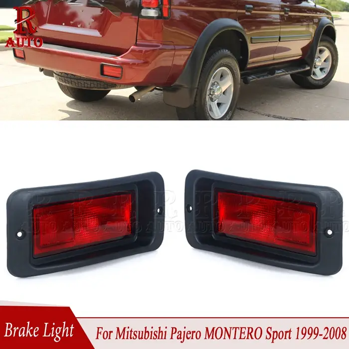 R-AUTO pour Mitsubishi Pajero MONTERO Sport 1999-2008 feu arrière de voiture antibrouillard accessoi