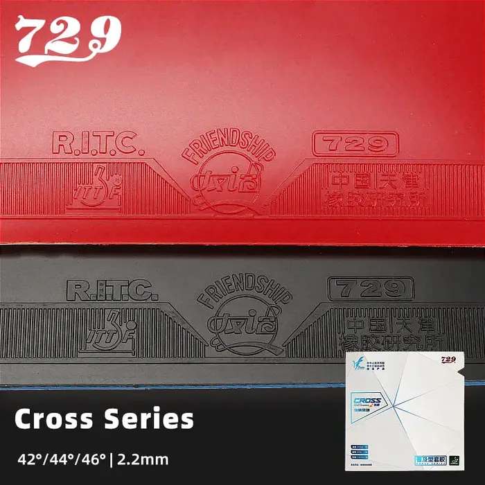 Amitié 729 série croisée Tennis de Table en caoutchouc boutons collants en caoutchouc d'entraînement