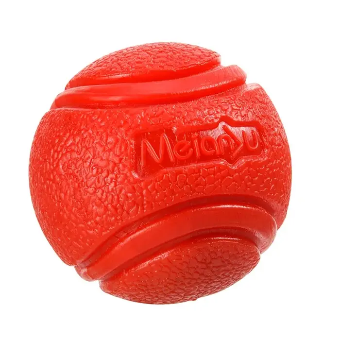 Jouet pour chien balle en caoutchouc résistant aux morsures balle jouet pour chiens chiot Teddy Pitb