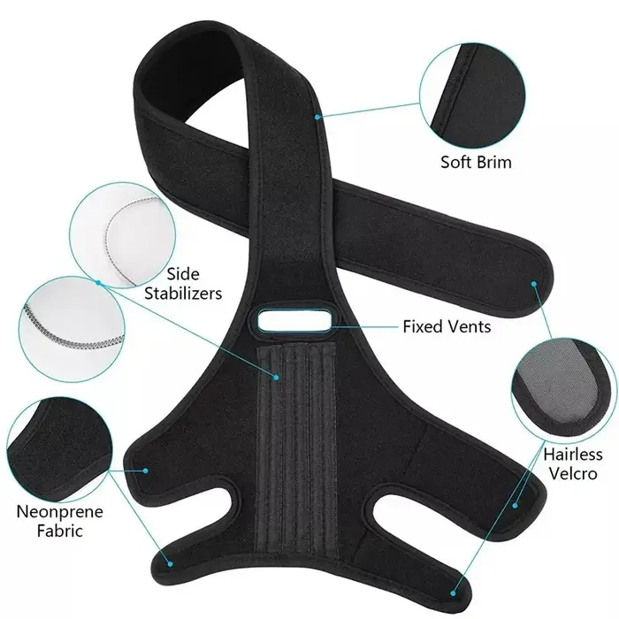 Attelle de Soutien Ajustable pour Hanches et Jambes de Chien avec Support en Acier et Bande en Caout