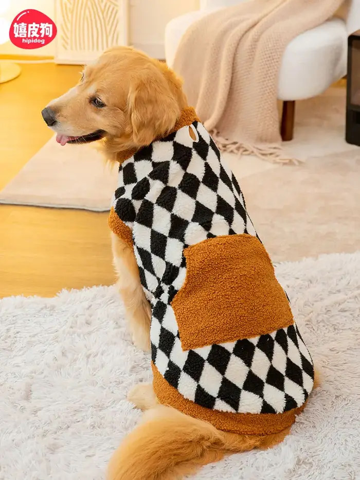 Gros chien vêtements automne et hiver Golden Retriever moyen et grand