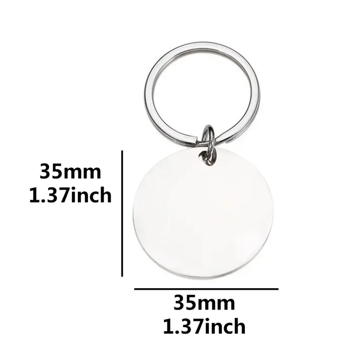 1 pièce - Plaque d'identification pour chien en acier inoxydable personnalisée avec gravure double f