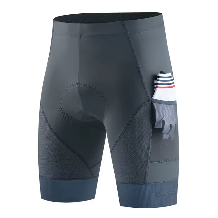 YKYWBIKE – Shorts de vélo rembourrés pour hommes, collants de sport confortables à 2 poches, coupe c
