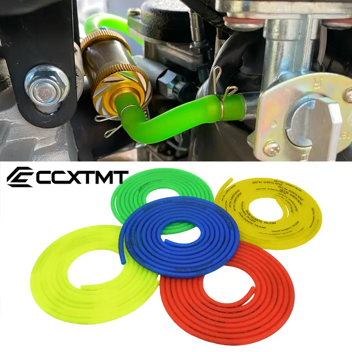 Tuyau de caoutchouc pour moto atv scooter filtre à air système de carburant essence conduite flexible robuste