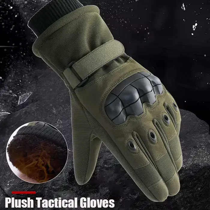 Gants tactiques hiver pleine main chasse ski écran tactile thermiques protection outdoor hommes