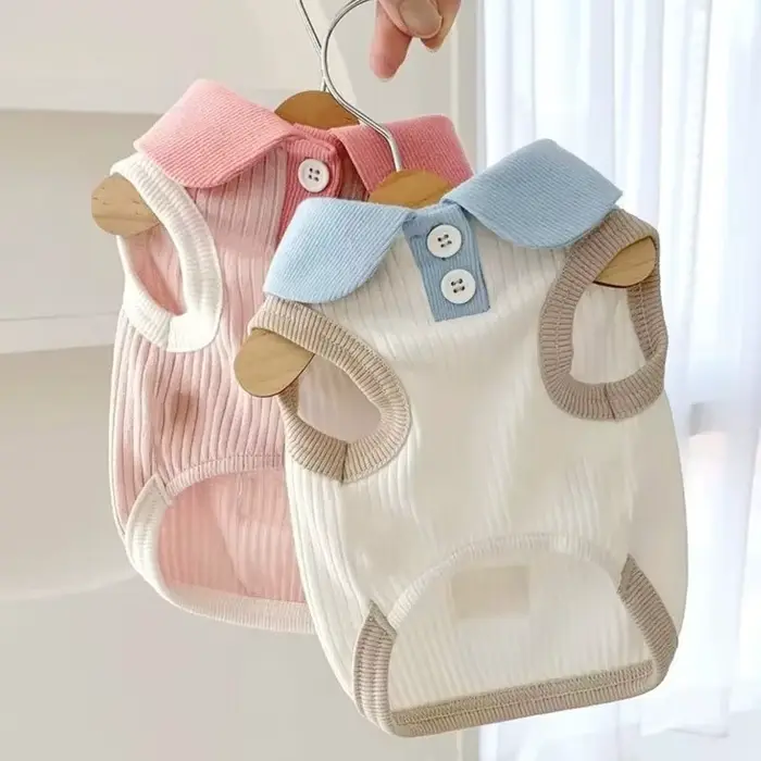 Vêtements d'été pour chiens chiot chemise chemisier printemps animaux