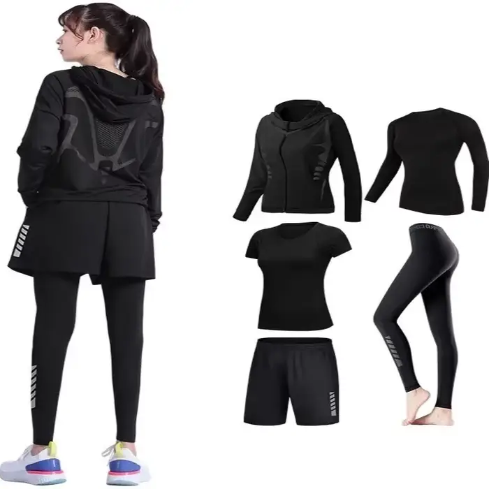 Vêtements de sport de course, vêtements de fitness pour femmes, équipement d'entraînement de course 