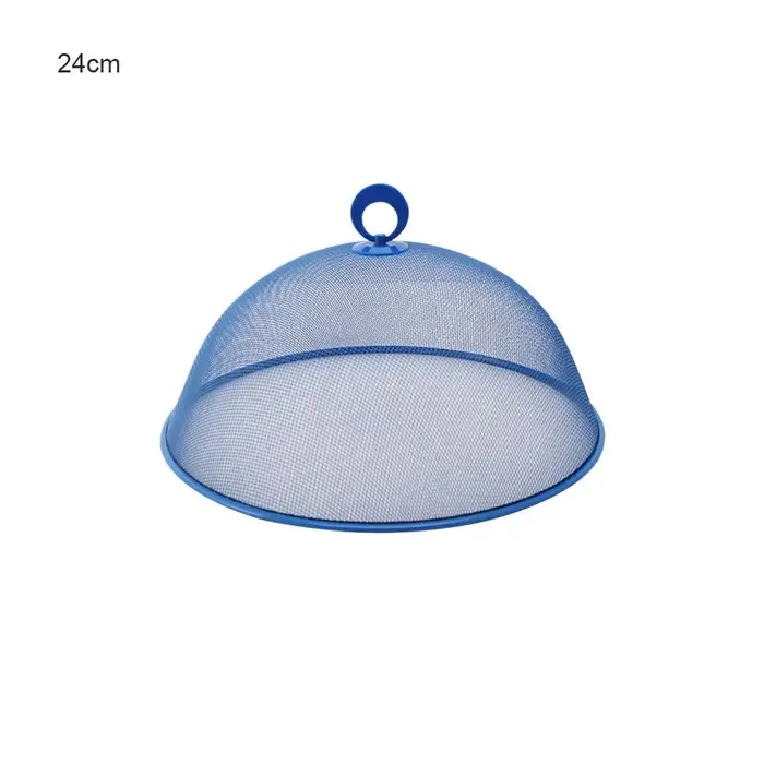 Housse de protection alimentaire en filet pour cuisine, anti-poussière et anti-insectes, design rond