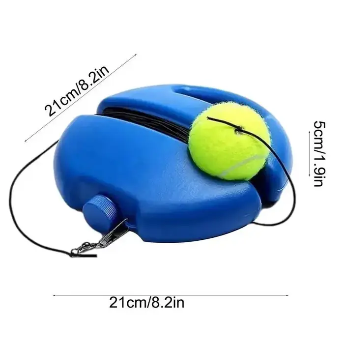 Base d'entraînement de tennis professionnelle avec corde élastique pour l'entraînement de la frappe et le rebond