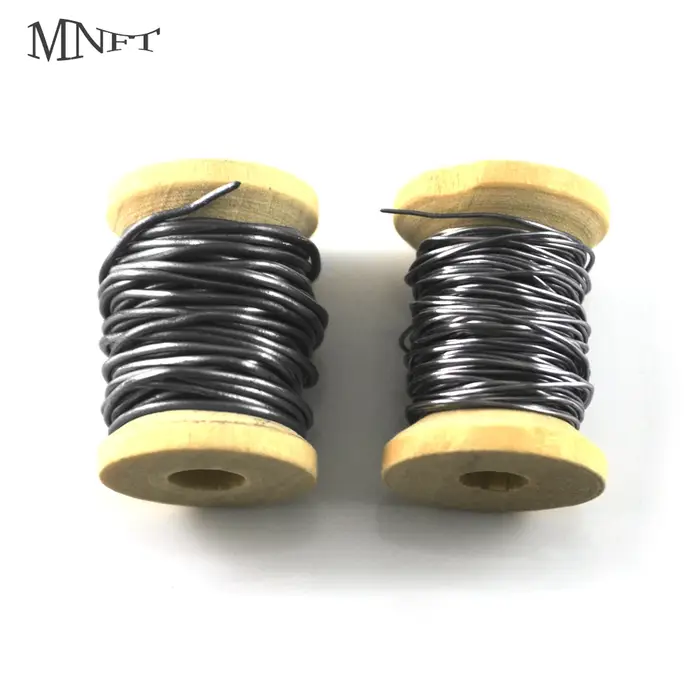 MNFT 2 pièces/lot Dia 0.5mm et 1mm fil de plomb souple rond pour matériel de pêche à la mouche