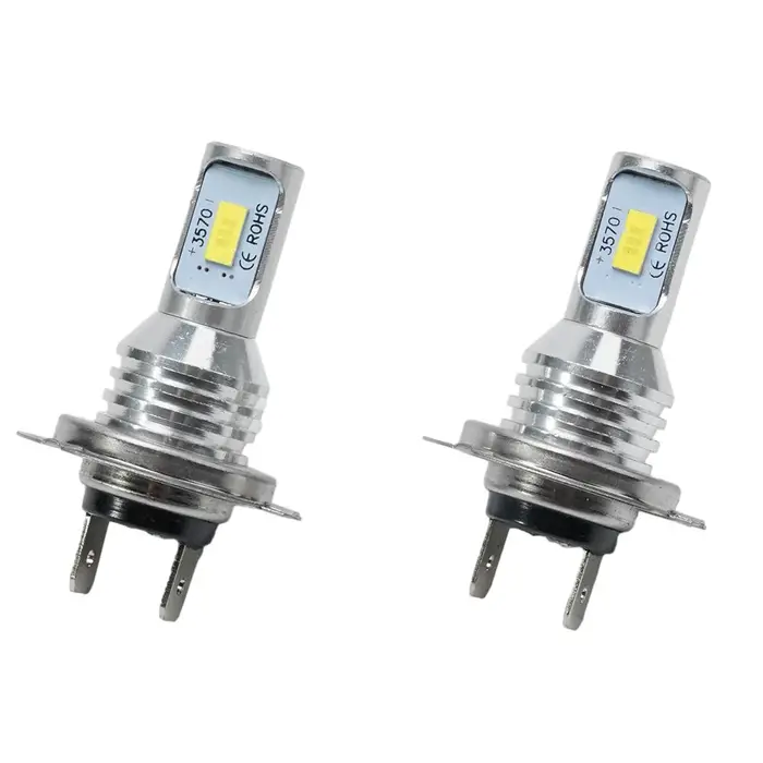 Ampoules de phares LED H7, feux de route et de croisement, 55W, 8000LM, 6000K, Super lumineux, pour 