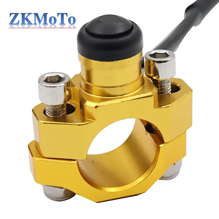 Interrupteur marche/arrêt de démarrage/arrêt en aluminium CNC pour moto, accessoire universel pour K