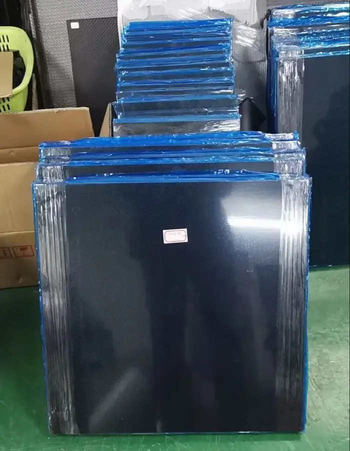 Panneau de plaque en Fiber de carbone Pure