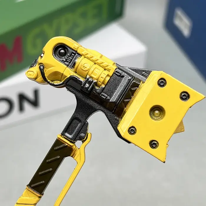 Modèle d'arme en métal à l'échelle 1:6 du marteau de la mort caustique - Réplique d'Apex Legends à collectionner pour
