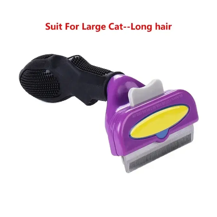 Brosse de toilettage pour animaux de compagnie, peigne anti-poils pour chat et chien, brosse de mass