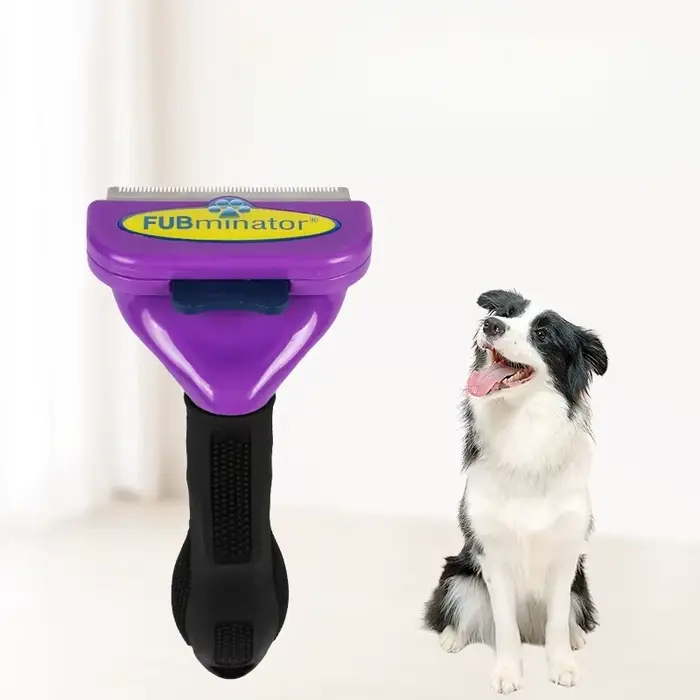 Brosse de toilettage DKSTINYE pour chiens et chats élimination des noeuds et des poils morts toilettage soins animaux de compagnie