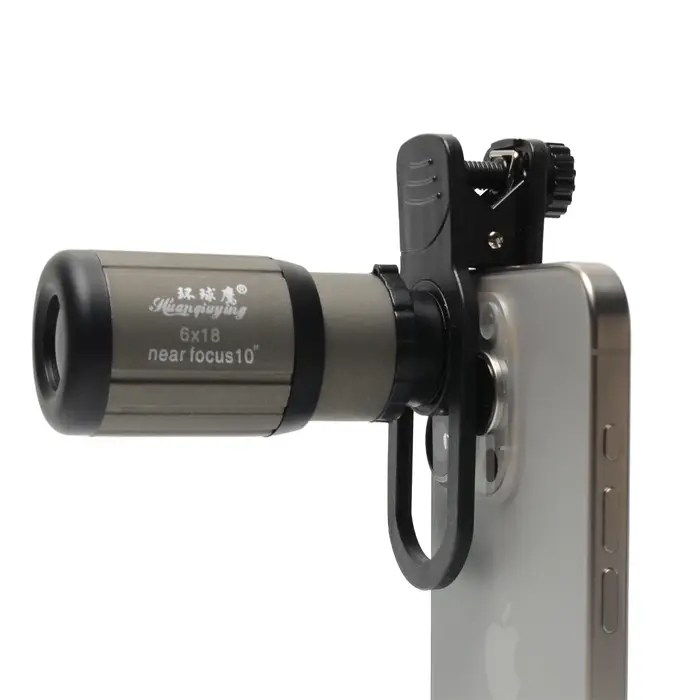 Objectif téléphoto 6X HD pour smartphone - Zoom puissant avec trépied selfie pour photos de chasse