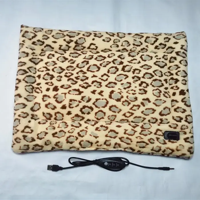 Coussin chauffant lavable pour animaux de compagnie, couverture électrique, polymères métropolitains