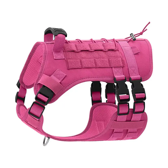 Harnais anti-traction pour chien avec poignée, gilet rembourré doux, contrôle facile, réfléchissant,