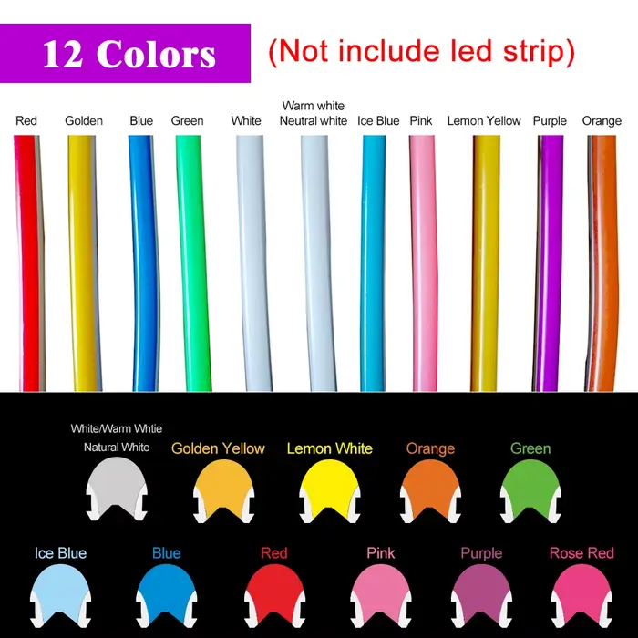 Bande Néon de Mathiation Flexible et Pliable en Silicone, 1m-10m, 6mm 8mm, 2835SMD 120LED, en Forme 