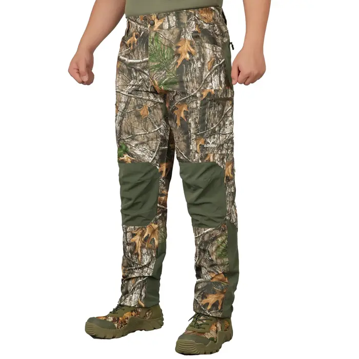 Pantalon tactique camouflage chasse homme multi-poches résistant - Trousers outdoor militaire training plus taille