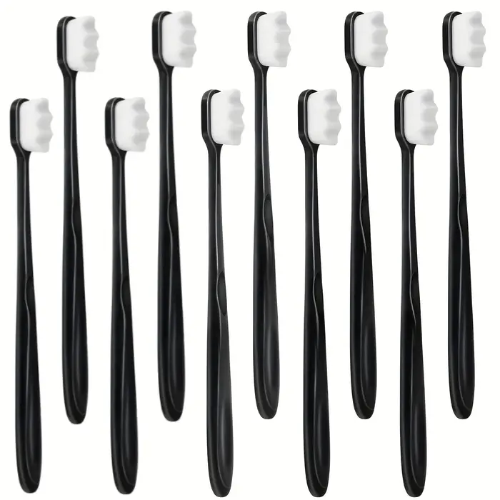10 brosses à dents manuelles ultra douces à 20000 poils souples