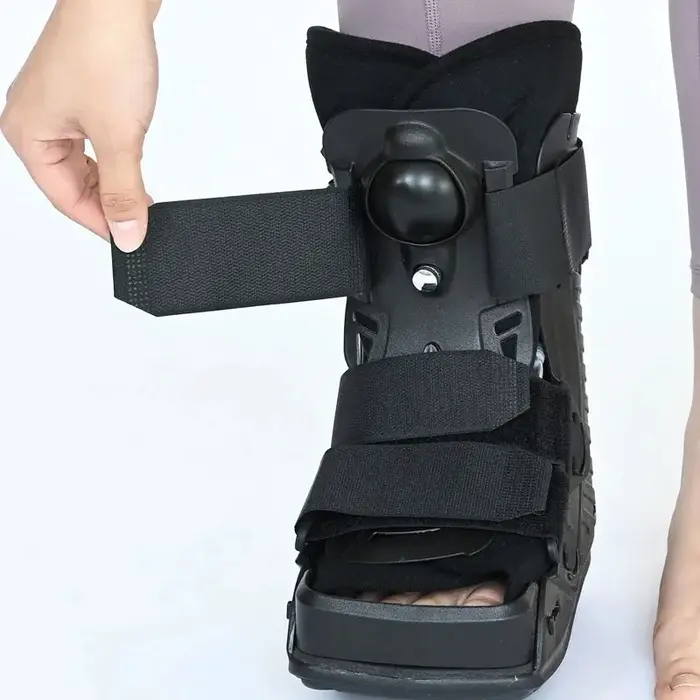 Botte de Fracture de marcheur à came d'air, botte orthopédique courte, pour Fracture du pied, entorse de la cheville, attelle de rééducation