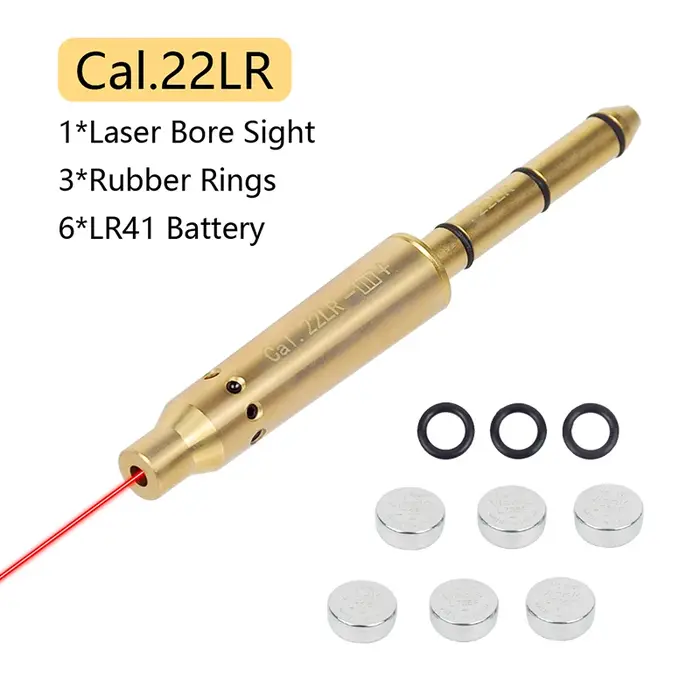 Collimateur de visée Laser puissant, fusil tactique 22LR Long rouge vert pour 9mm 38spl 177 223Rem 1