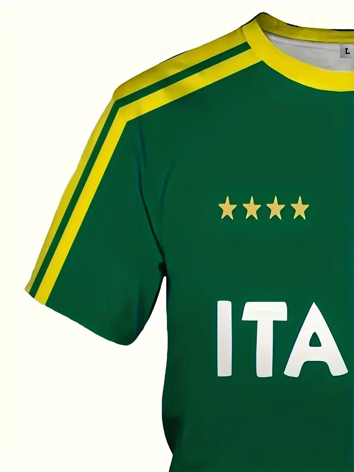 T-shirt de style football de l'équipe nationale d'Italie