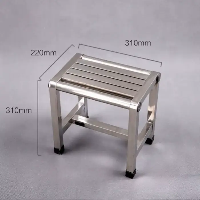 Tabouret épais en acier inoxydable, Tabouret de cueillette de légumes, tabourets bas imperméables en