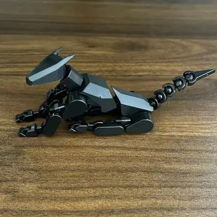 Figurines d'action de chien robot imprimées en 3D multi-articulations pour collectionneurs et décorations de bureau