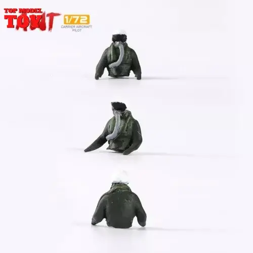 Miniature soldat et pilote de chasse en plastique échelle 1/72 pour collectionneurs et décorateurs historiques