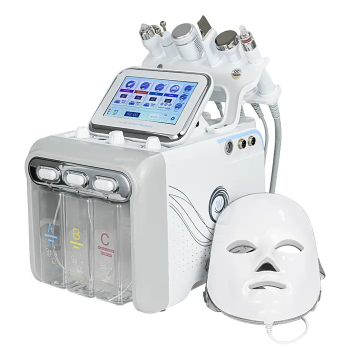 Appareil de beauté à bulles d'oxygène hydro 7 en 1 Missheart, appareil de lifting du visage, dermabr